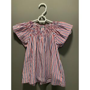 NWT Miss b flutter sleeve top.